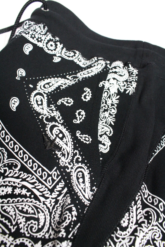 bandana patch parka / bandana patch rib / bandana patch shorts