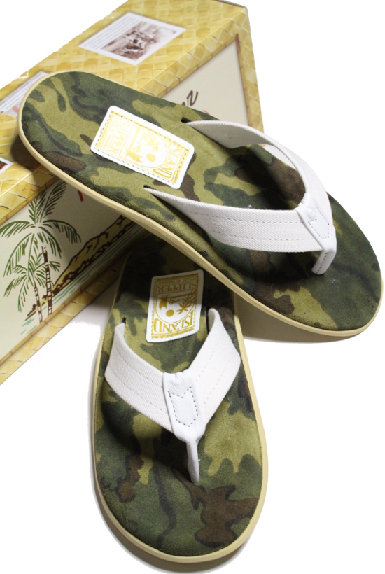 113 island – suede cow camo/used denim