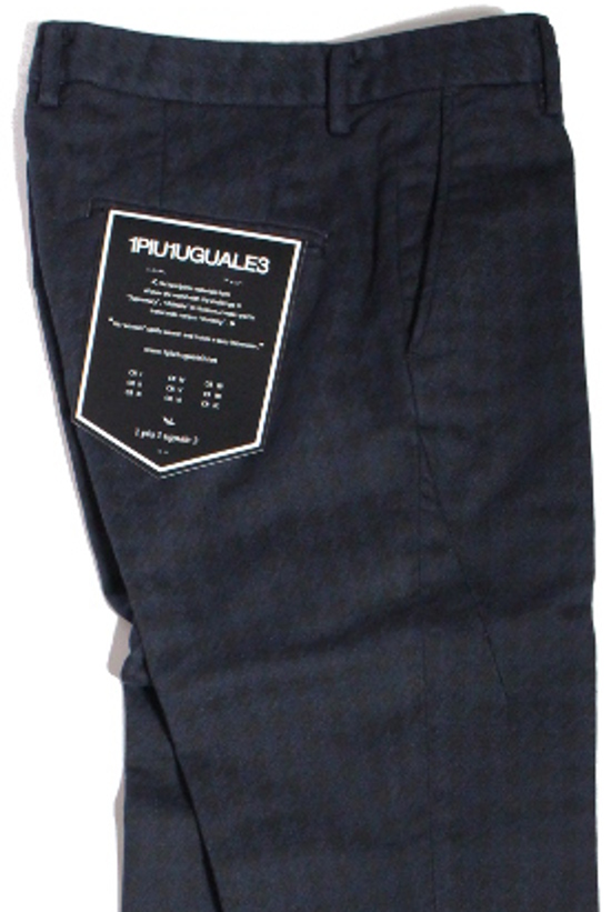 1PIU1UGUALE3 HOUNDTOOTH NEW WAVE TROUSERS