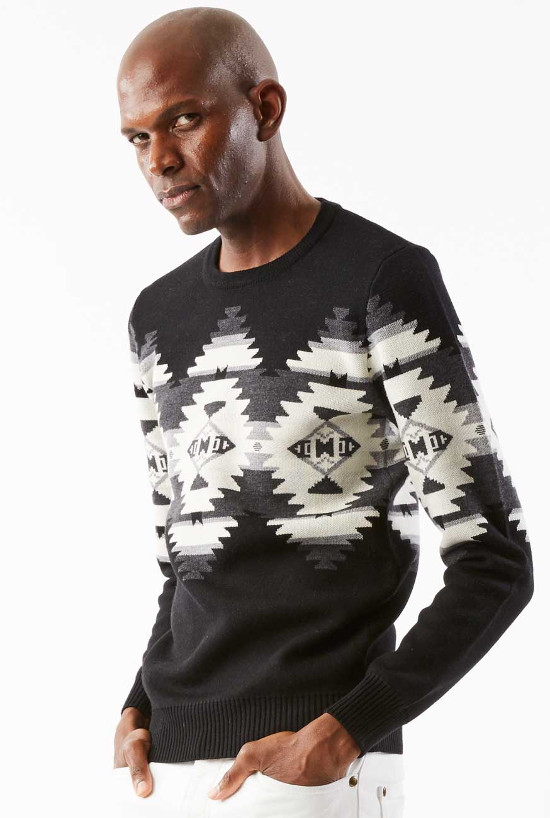 1PIU1UGUALE3 x PENDLETON crew neck knit