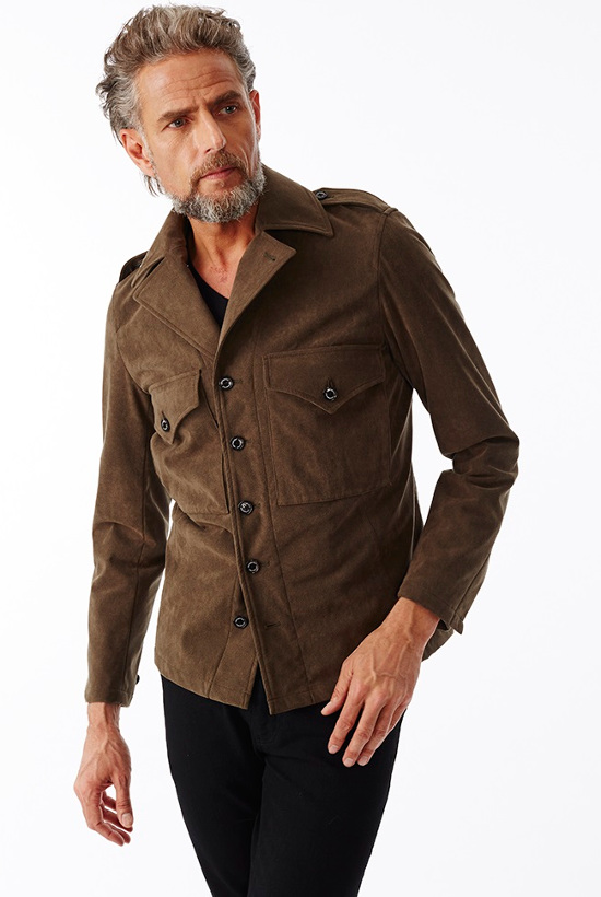 1piu1uguale3 M-43 utility shirts – ultra suede