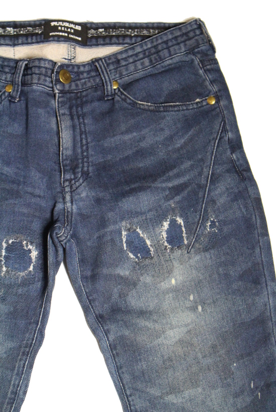 1PIU1UGUALE3 RELAX x NUMBER(N)INE / crash denim