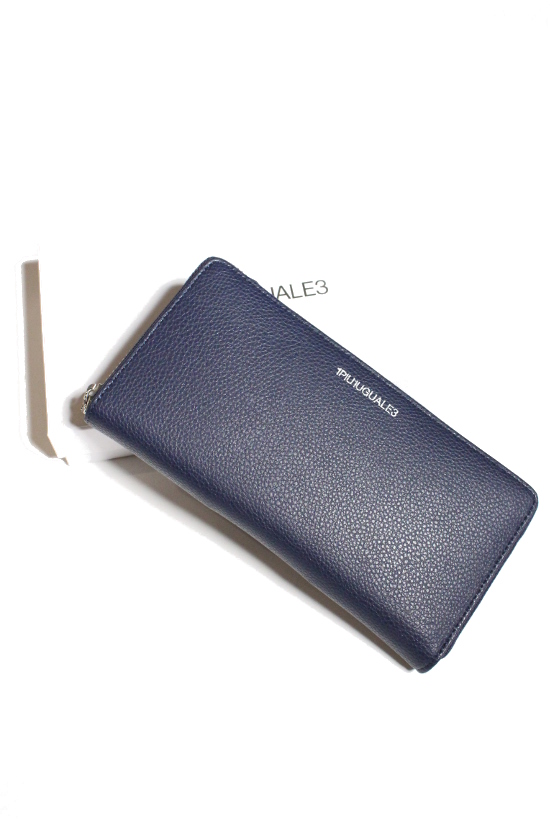 1PIU1UGUALE3 RELAX round zip wallet”cow leather”