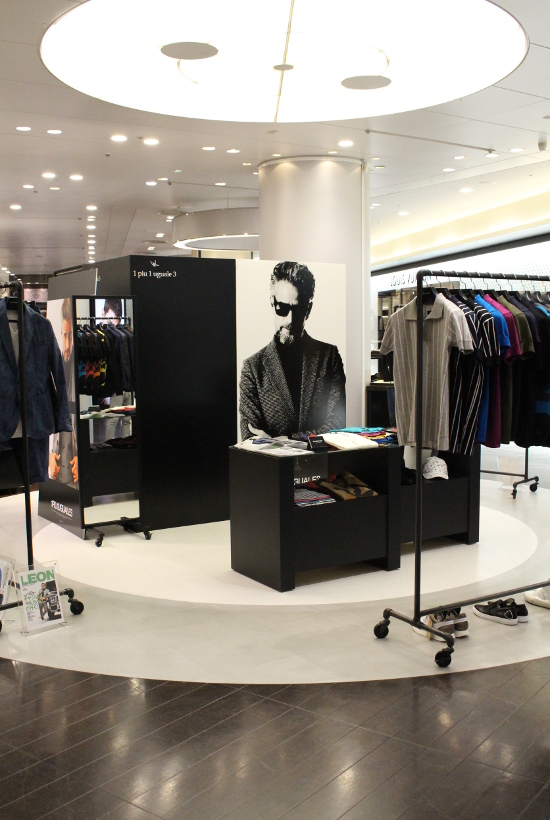 HANKYU MEN’S OSAKA 1PIU1UGUALE3 POP UP STORE 最終日