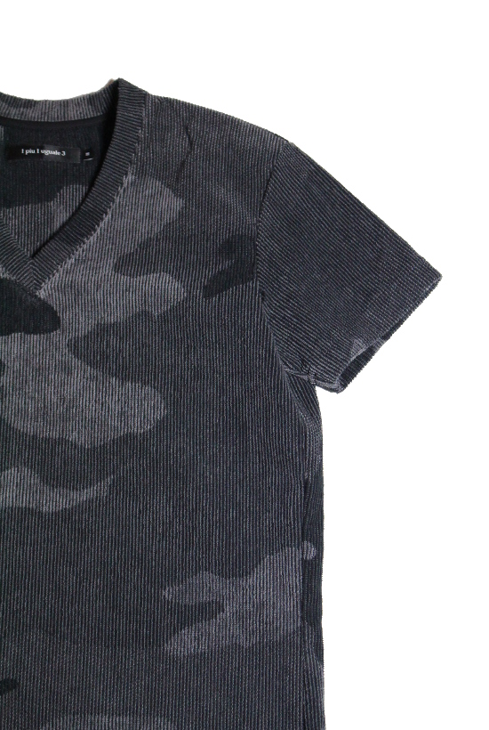 【 LEON7月号掲載 】IMABARI towel v neck [camo]