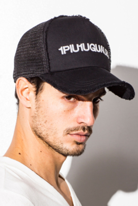 1PIU1UGUALE3 RELAX LOGO EMBROIDERY MESH cap