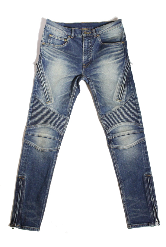 SHIRRING BIKER DENIM – progressive denim –