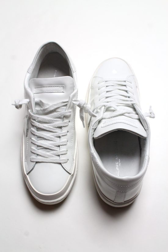 113 PHILIPPE MODEL – patent leather WHITE –