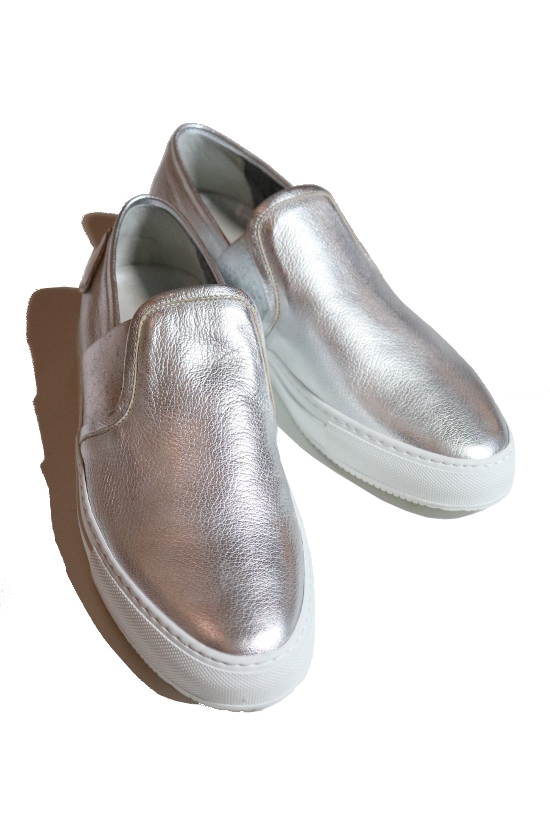 113 PHILIPPE MODEL SLIP ON – SILVER –