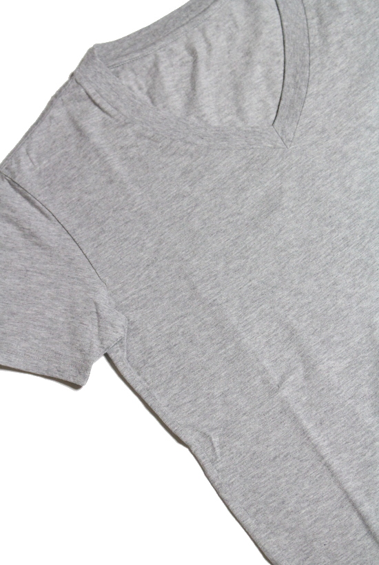 NARROW V-NECK S/S-SOFT JERSEY