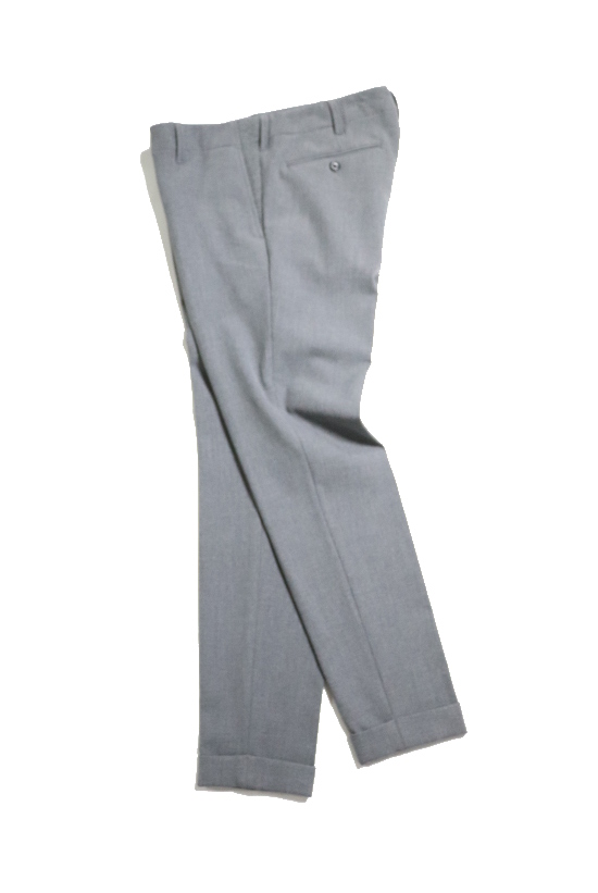 RIB TAPERED SLACKS