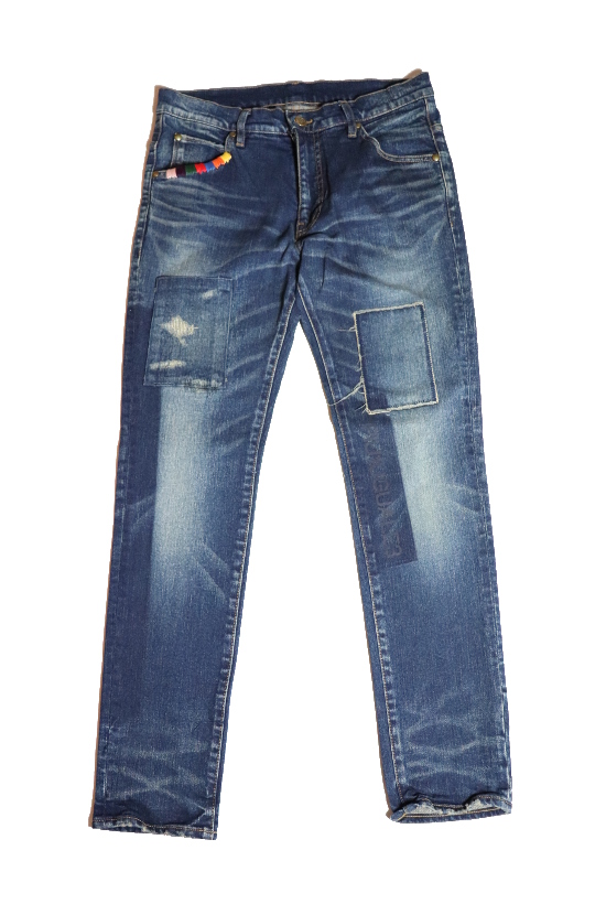 RAINBOW 9 TAPERED -blue used-