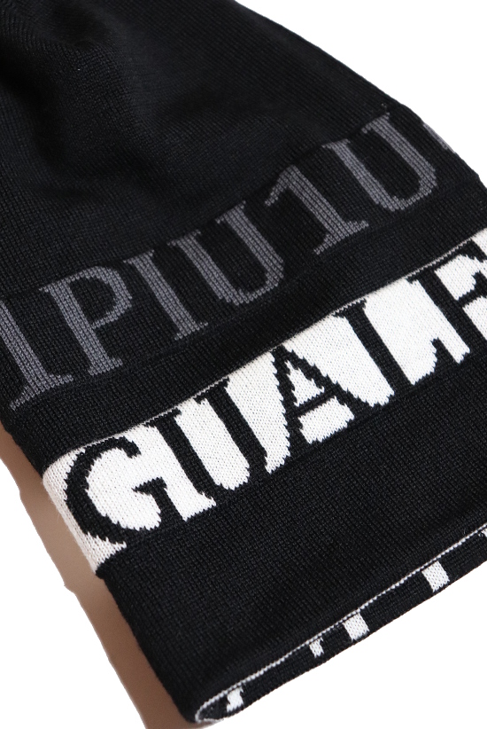 1PIU1UGUALE3 DOUBLE LOGO BEANIE