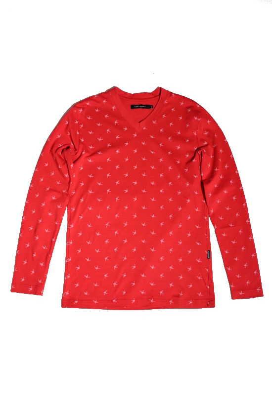 FRAGSHIP STORE LIMITED ORITSURU MONOGRAM L/S V-NECK T