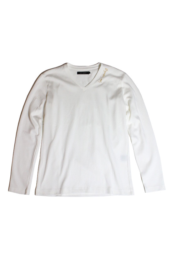 1PIU1UGUALE3 flagship store limited L/S V-neck T