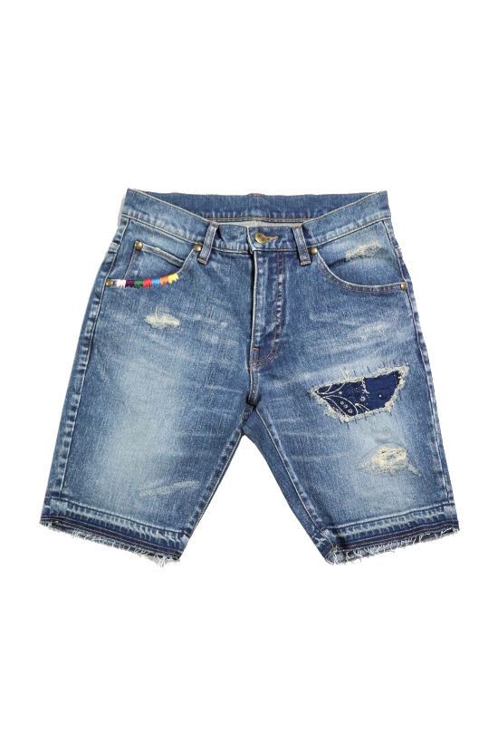 SHORTS BANDANA ‐BLUE USED‐