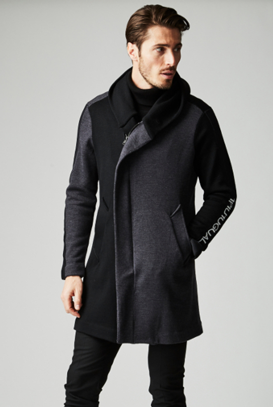 113 WRAP COAT – CASH WOOL –