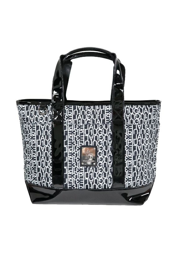 1PIU1UGUALE3 GOLF TOTE BAG MIDDLE ［BLACK/WHITE］