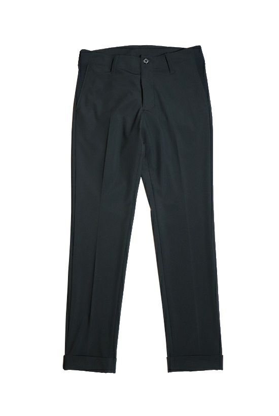 RIB SLACKS［BLACK］