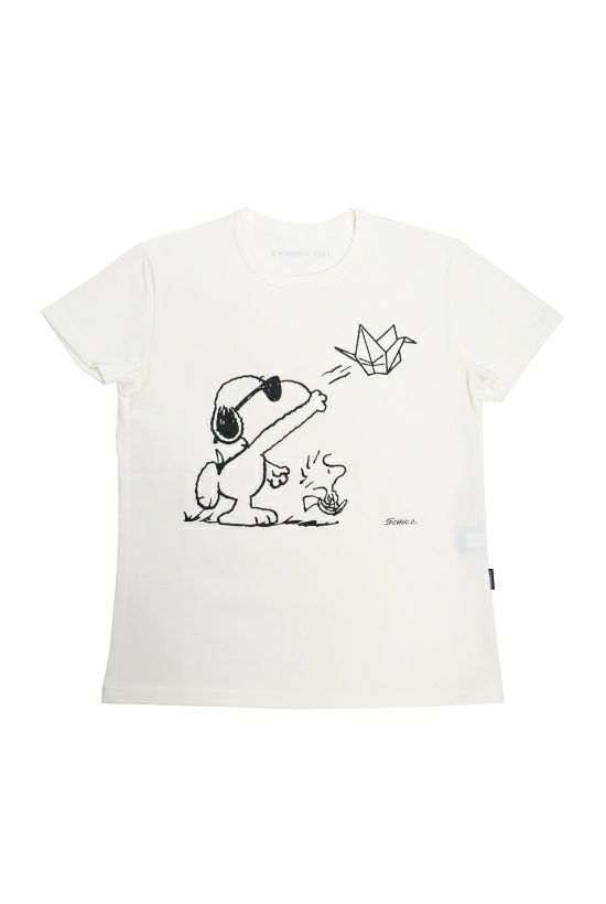 PEANUTS S/S CREW［WHITE］