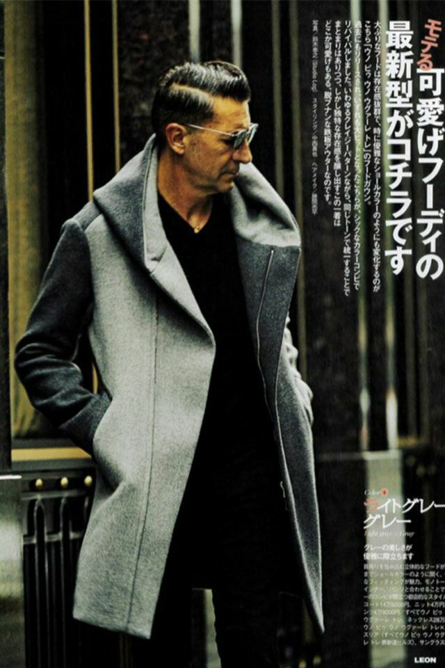 最新LEON掲載　LEON CRAZY WRAP COAT