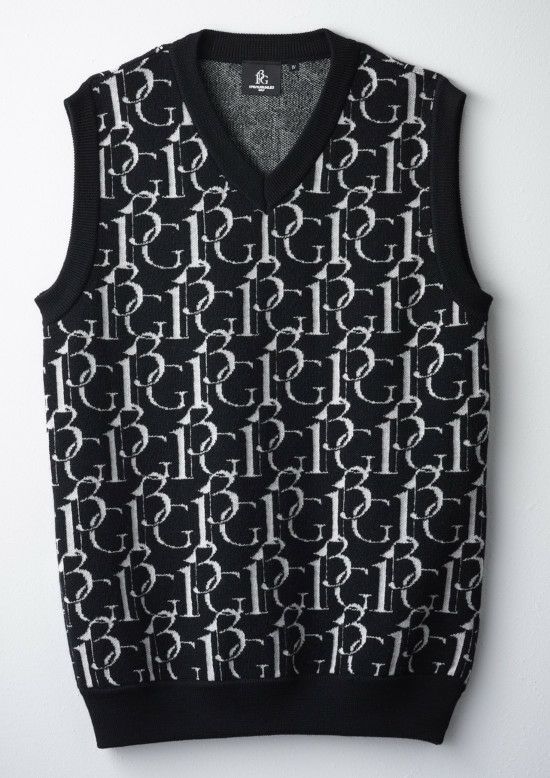 113GOLF : KNIT VEST 113G LOGO