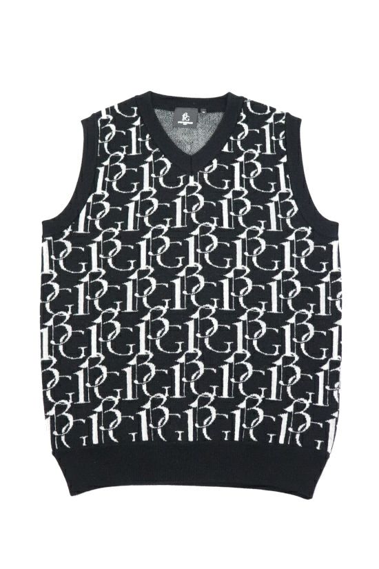 113GOLF : KNIT VEST 113G LOGO