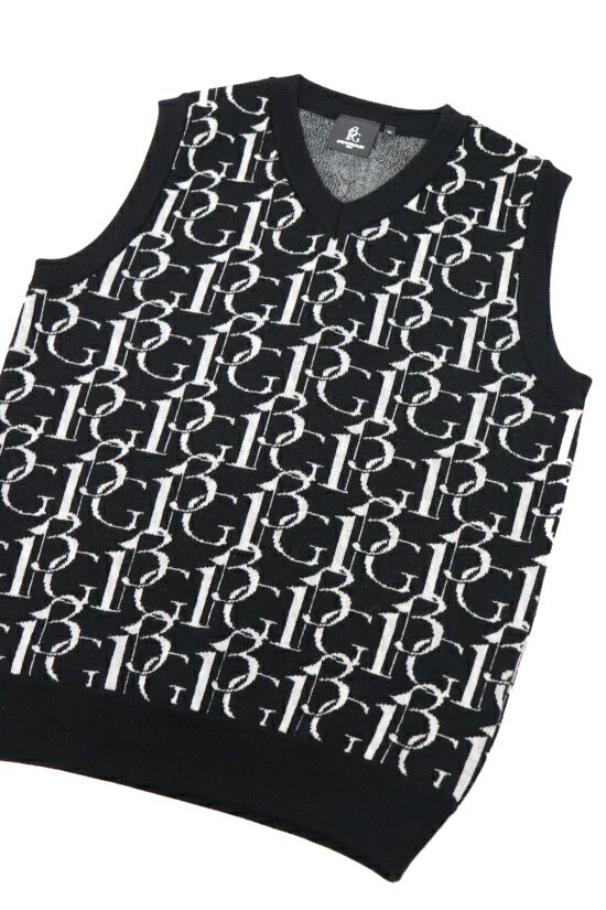 113GOLF : KNIT VEST 113G LOGO