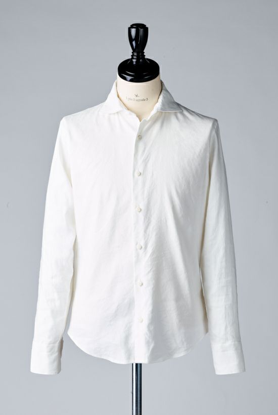 1piu1uguale3 PLAIN LINEN shirts シャツ ホリゾンタル　akm　leon レオン　リゾート　ミリタリー