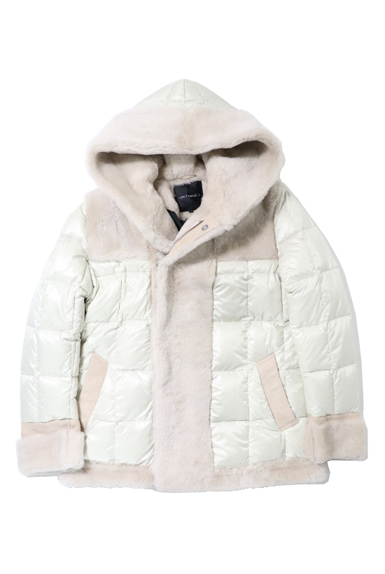 EMMETI NEW SQUARE HOODED COAT