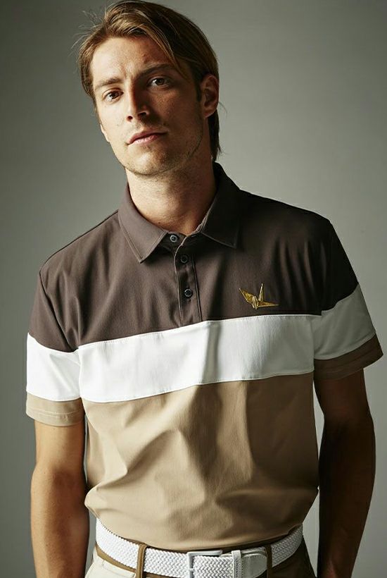 113 GOLF : HORIZONTAL STRIPES S/S POLO