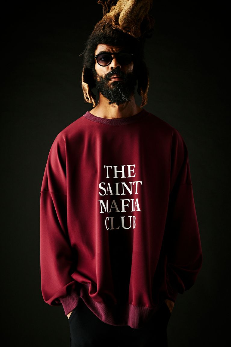 113 SPORT × THESAINT MAFIA AIR BOOST BIG CREW L/S