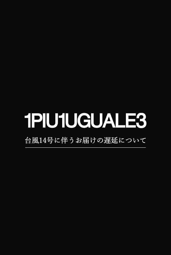 台風14号に伴う配送遅延について