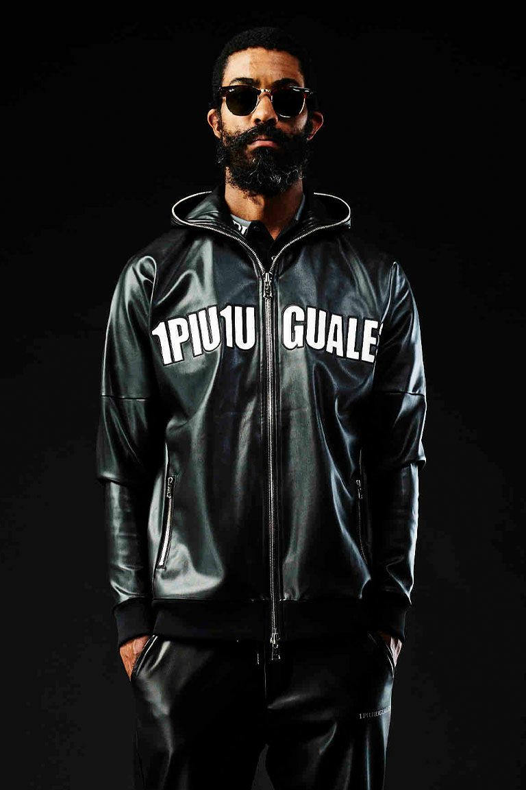 【1PIU1UGUALE3 R[ONE] SPORTS】 – LEATHER PARKA –