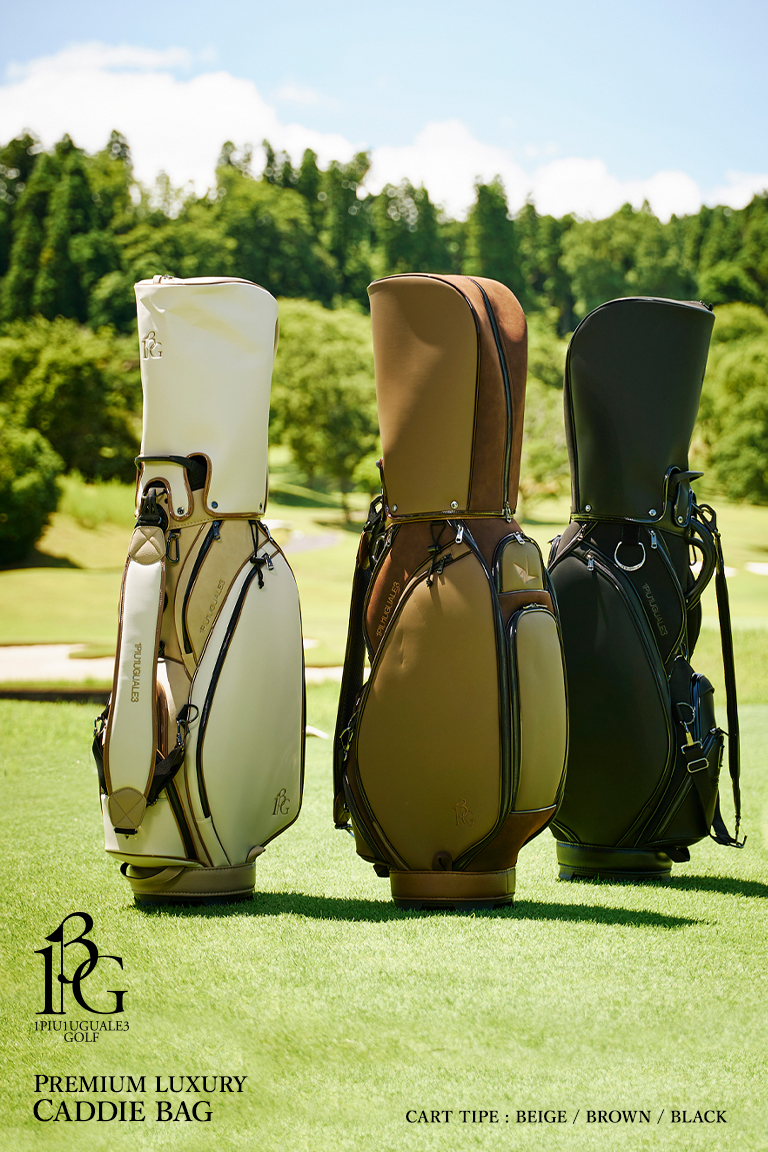 【1PIU1UGUALE3 GOLF】秋冬の新作キャディバッグ登場。